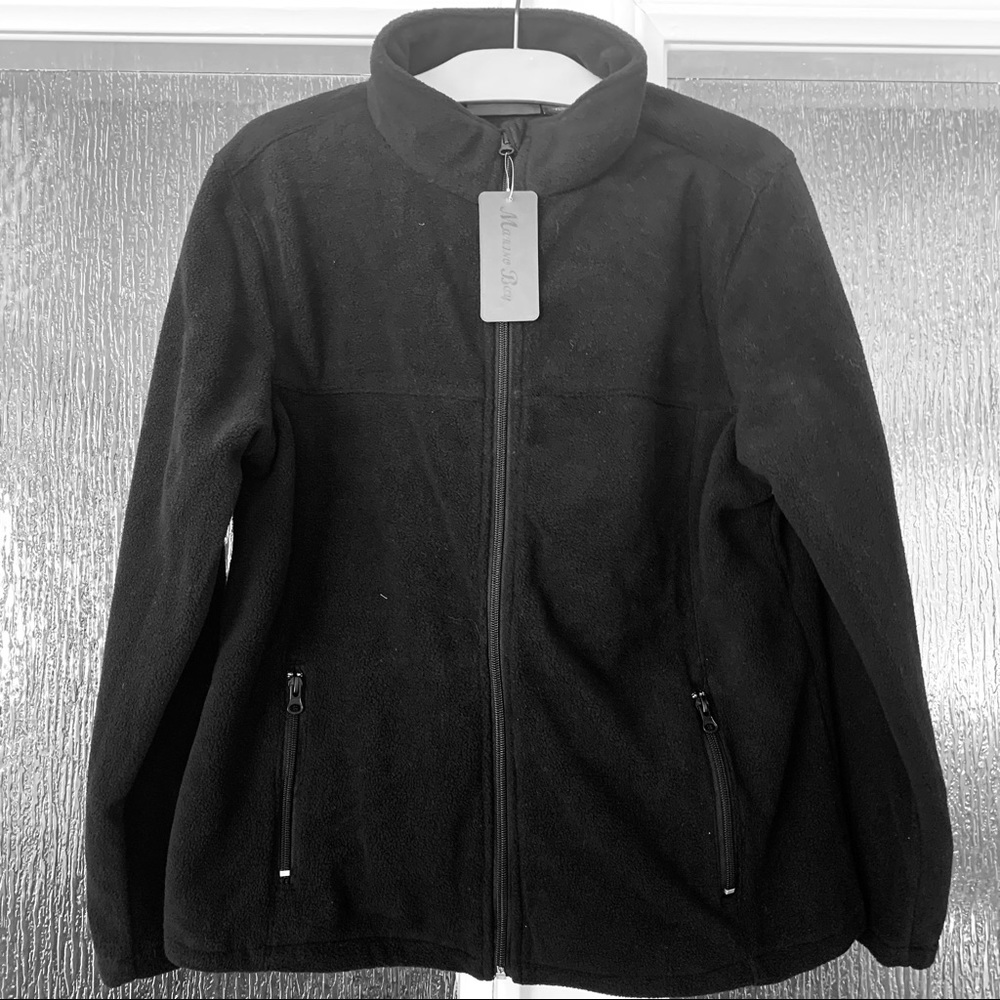 Marino Bay Women’s 100% Polyester Polar Fleece Zip Front  Jacket.